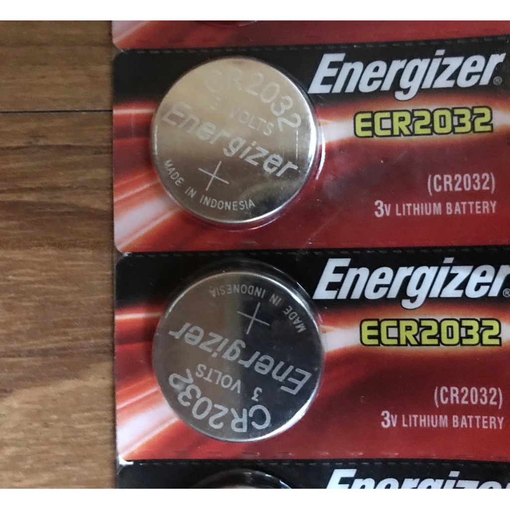 5 viên Pin nút Energizer ECR2032 / ECR 2025 / ECR 2016 - Pin cúc 3V lithium Energizer