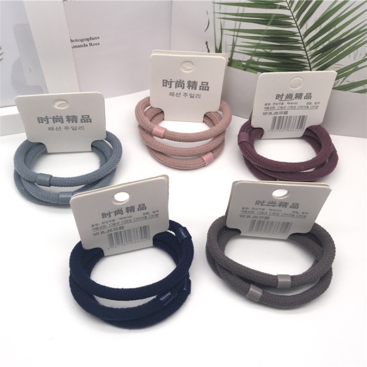 RẺ VÔ ĐỊCH  DÂY BUỘC TÓC SẮC MÀU ĐƠN GIẢN CHO NỮ