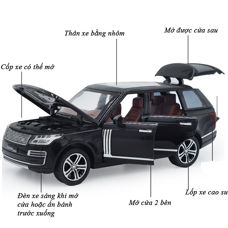 Xe mô hình kim loại Land Rover Range Rover tỷ lệ 1:32