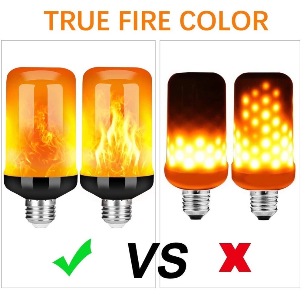 Bóng Đèn led Ngọn Lửa e27 ac85v-265v 9w Hiệu Ứng Ngọn Lửa Trang Trí Sân Vườn