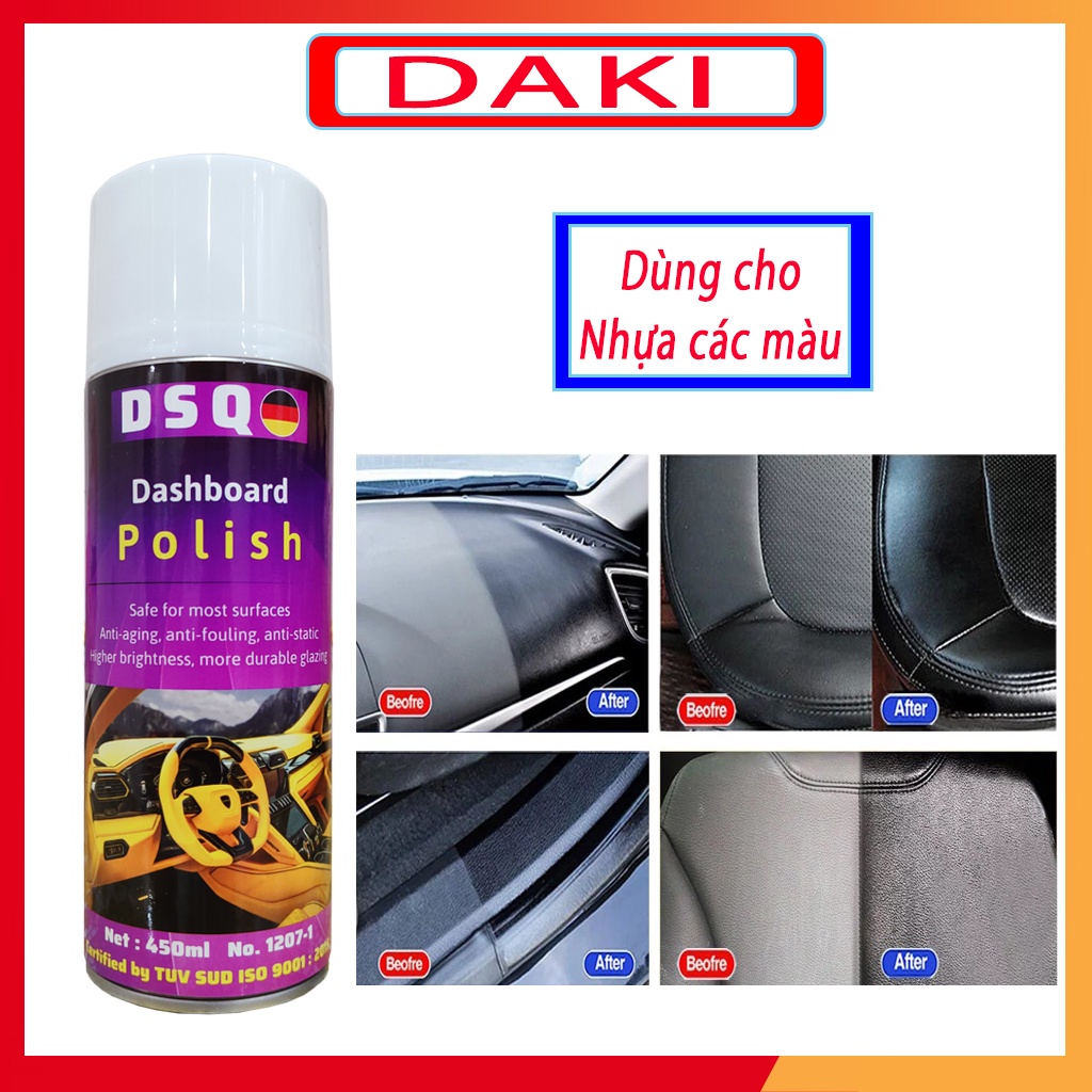 Phục Hồi Nhựa Nhám - Xịt Bóng Dưỡng Nhựa Nhám, Gỗ, Ghế Da, Taplo, Nội Thất Ô tô Xe Máy sprayking