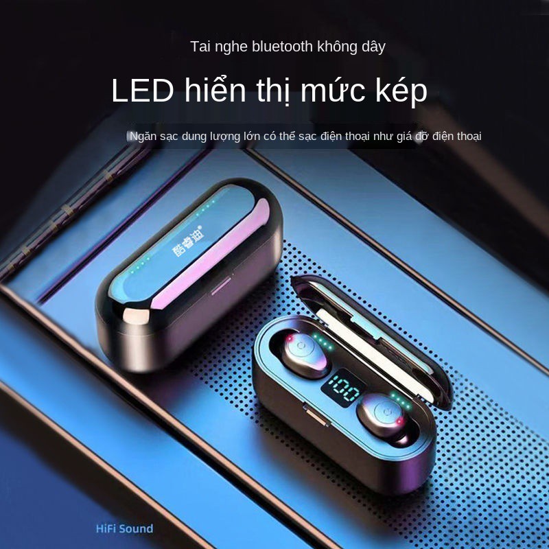 Màn hình kỹ thuật số Curdi / Core Di Tai nghe Bluetooth không dây 5.0 hai thể thao trong Huawei Apple oppo phổ thông