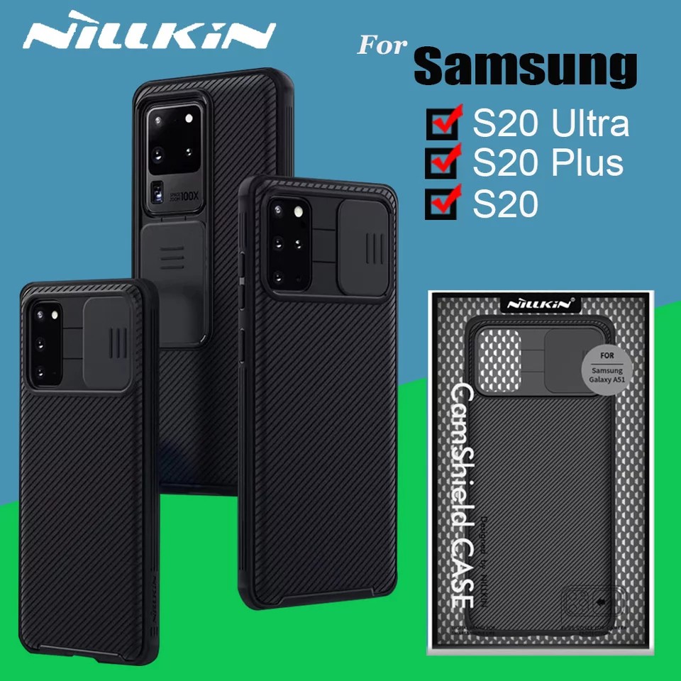 Ốp Samsung Galaxy S20 Ultra /S20 /S20 Plus Nillkin Camshield Pro chính hãng Nillkin nhựa cứng phủ Nano chống bám mồ hôi