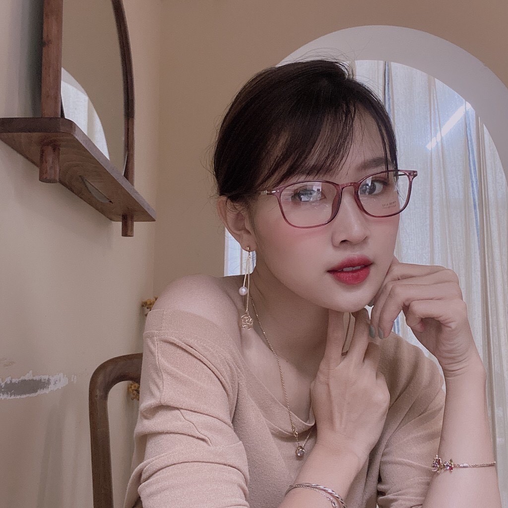 MẮT KÍNH GIẢ CẬN GỌNG DẺO HÀN QUỐC 8092 FORM VUÔNG LYLY K437 SIÊU HOT | BigBuy360 - bigbuy360.vn