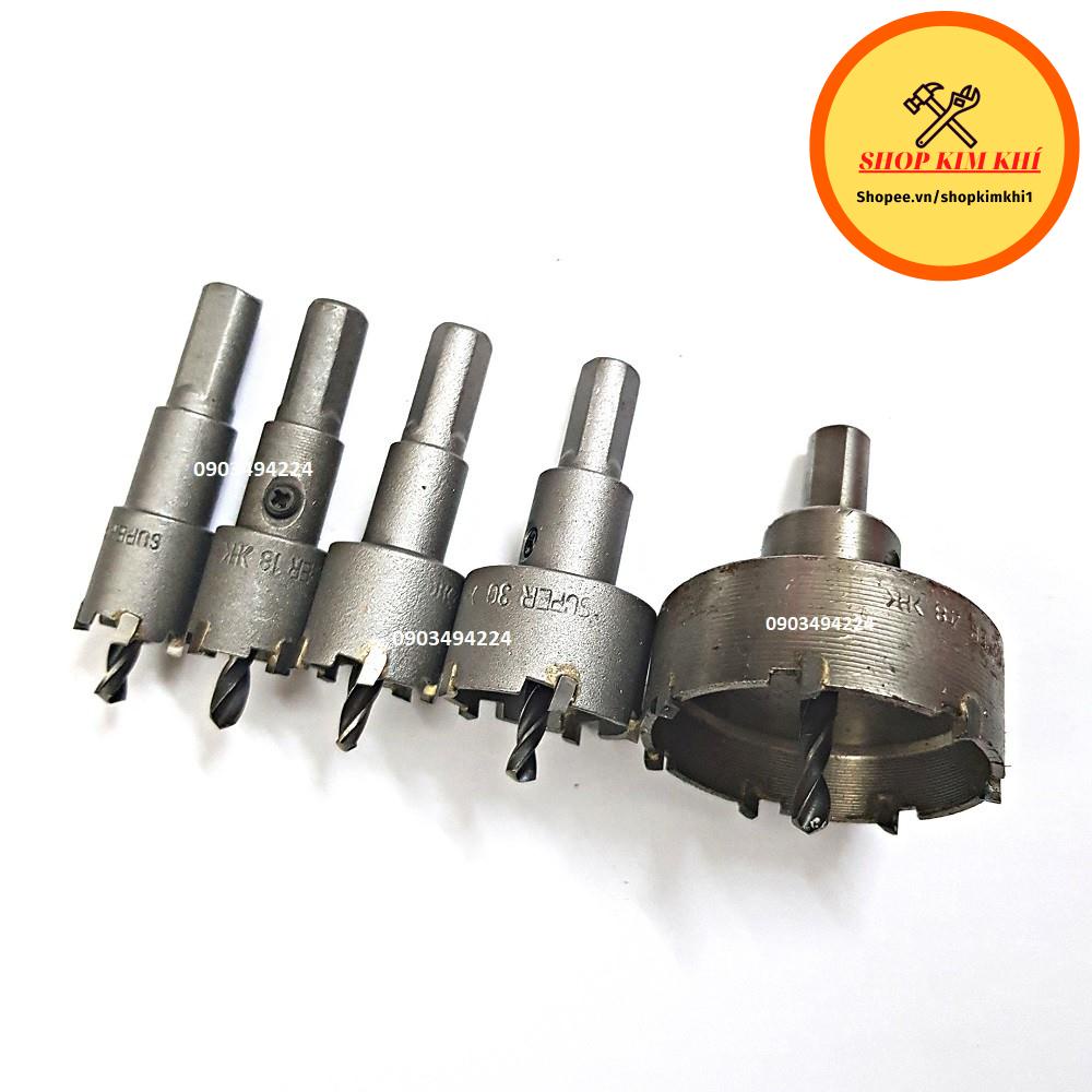 Đầu Mũi khoan khoét lỗ sắt khoan lỗ tròn phi 16 -18- 22- 53mm nhiều loại
