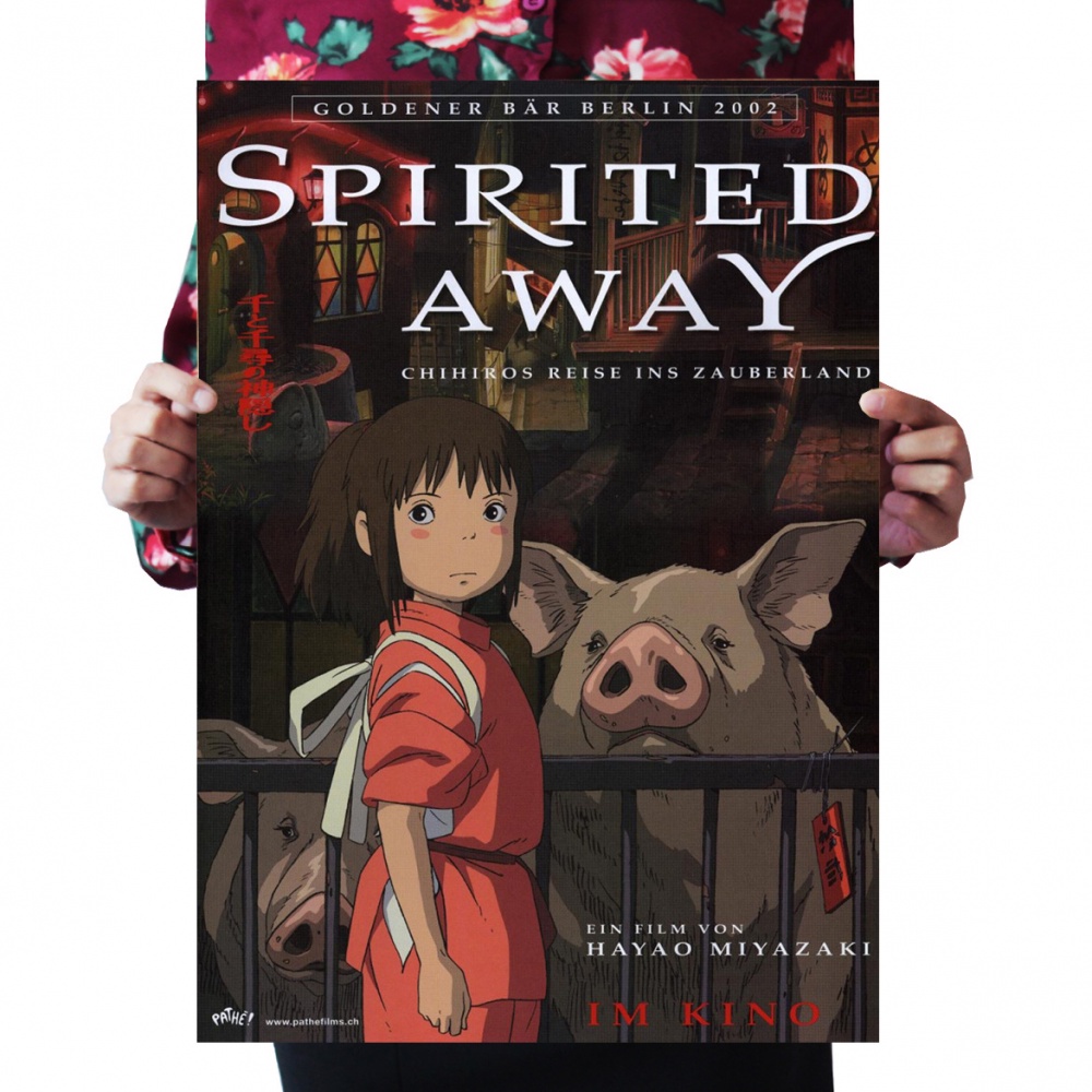 Tranh treo tường trang trí hình phim Spirited Away