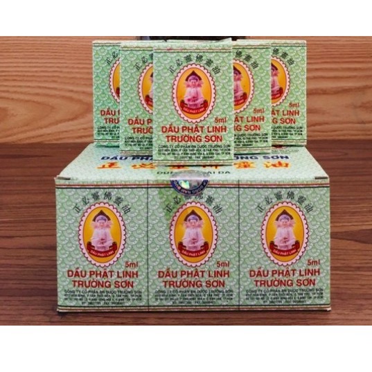 Dầu Gió Phật Linh Trường Sơn 1.5ml và 5ml