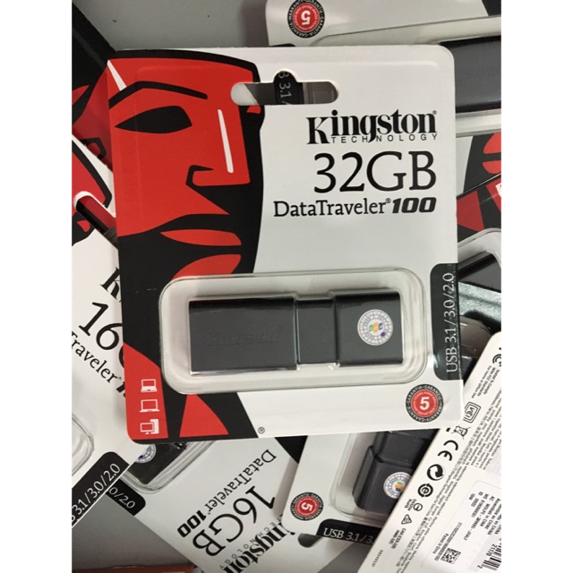 USB 32Gb Kingston DT100G3 3.0 [ CHÍNH HÃNG]