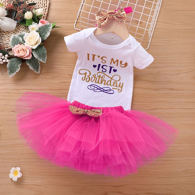 Combo bộ đồ bé gái 0-24 tháng tay ngắn Unicorn bodysuit váy set mùa hè thời trang cho bé trẻ em sơ sinh