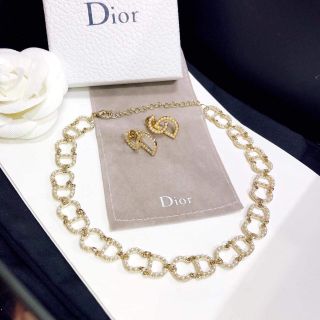 Set vòng cổ & bông tai cd đính ngọc
