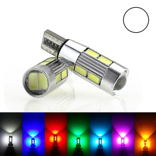 Cặp đèn led demi, xi nhan thấu kính siêu sáng t10 6smd 5630