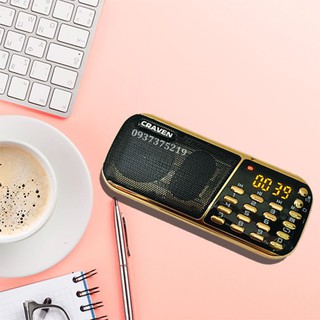 Loa Craven CR-853 3 PIN nghe cực lâu, nghe nhạc thẻ nhớ, USB, FM Chính Hãng