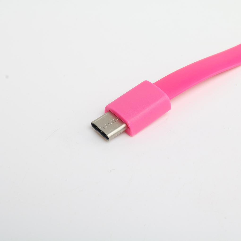 Cáp Sạc USB Type-c Dạng Vòng Đeo Tay Tiện Dụng Mang Theo Du Lịch