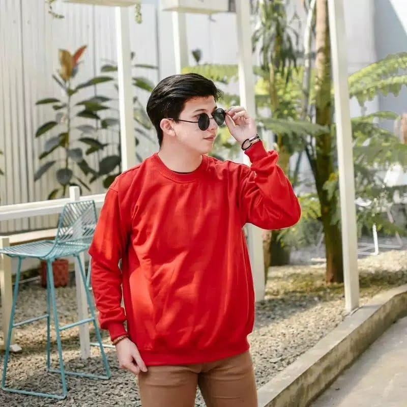 Áo Sweater Màu Trơn Thời Trang Cho Bé Trai | BigBuy360 - bigbuy360.vn