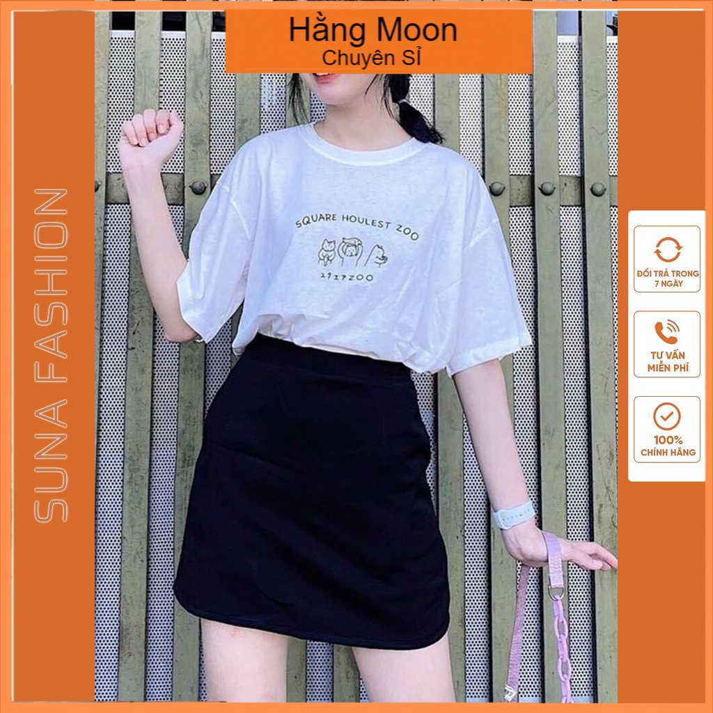 Chân váy chữ A lưng cao chất vải tuyết mưa mịn mát - CV06