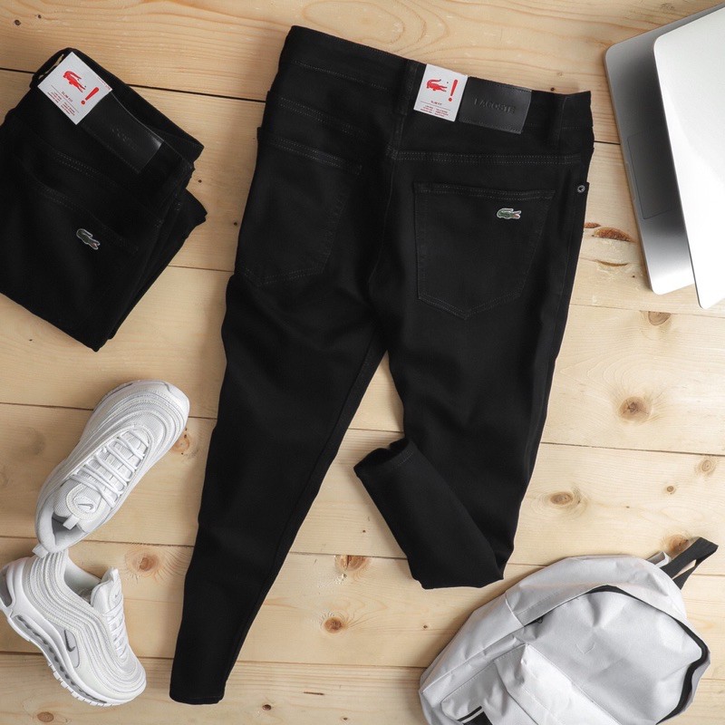 QUẦN JEANS LC ĐEN TRƠN