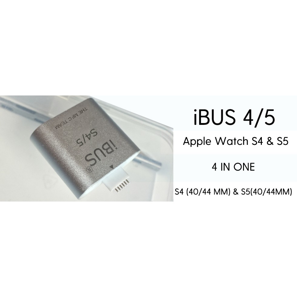 Cáp iBus S4/5 hỗ trợ chạy phần mềm nạp firmware sửa lỗi đồng hồ Apple Watch 4&5