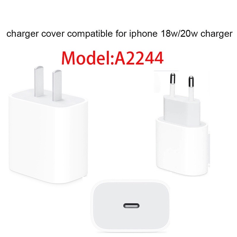 Bọc bảo vệ sạc  bọc bảo vệ sạc hình gấu siêu kute dành cho củ sạc iphone 11/12/13