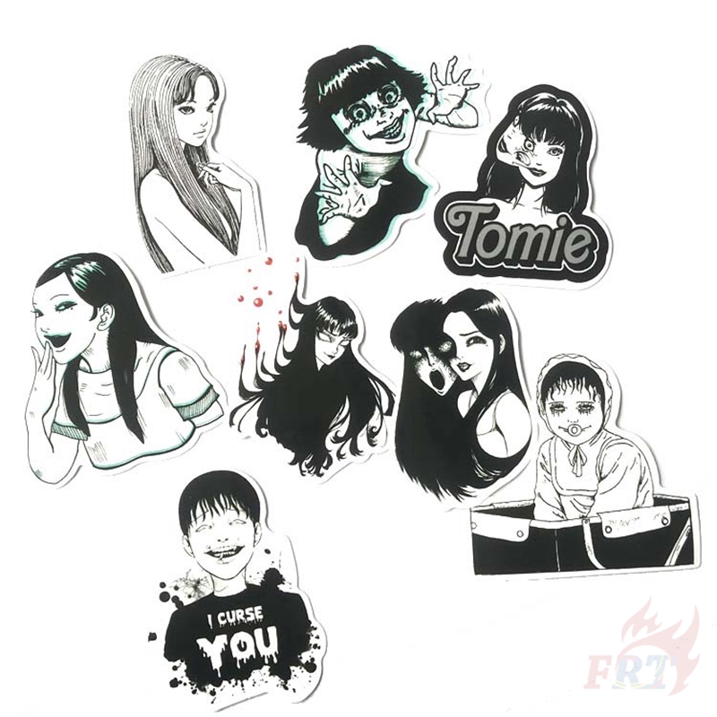 ❉Miếng dán hình anrimiteddo Tomie❉21 miếng dán truyện tranh Junji Ito