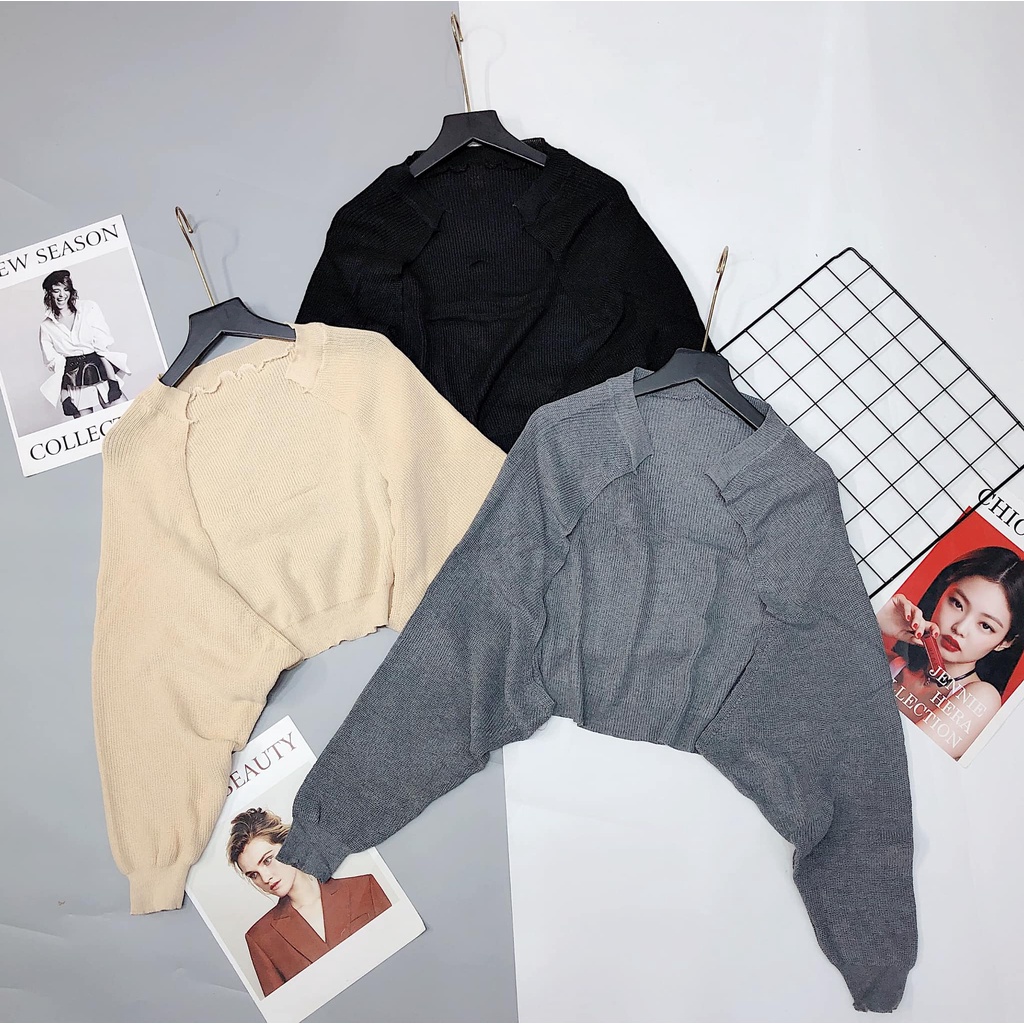 Áo KHOÁC LEN TAY PHÔNG phong cách lạ | BigBuy360 - bigbuy360.vn