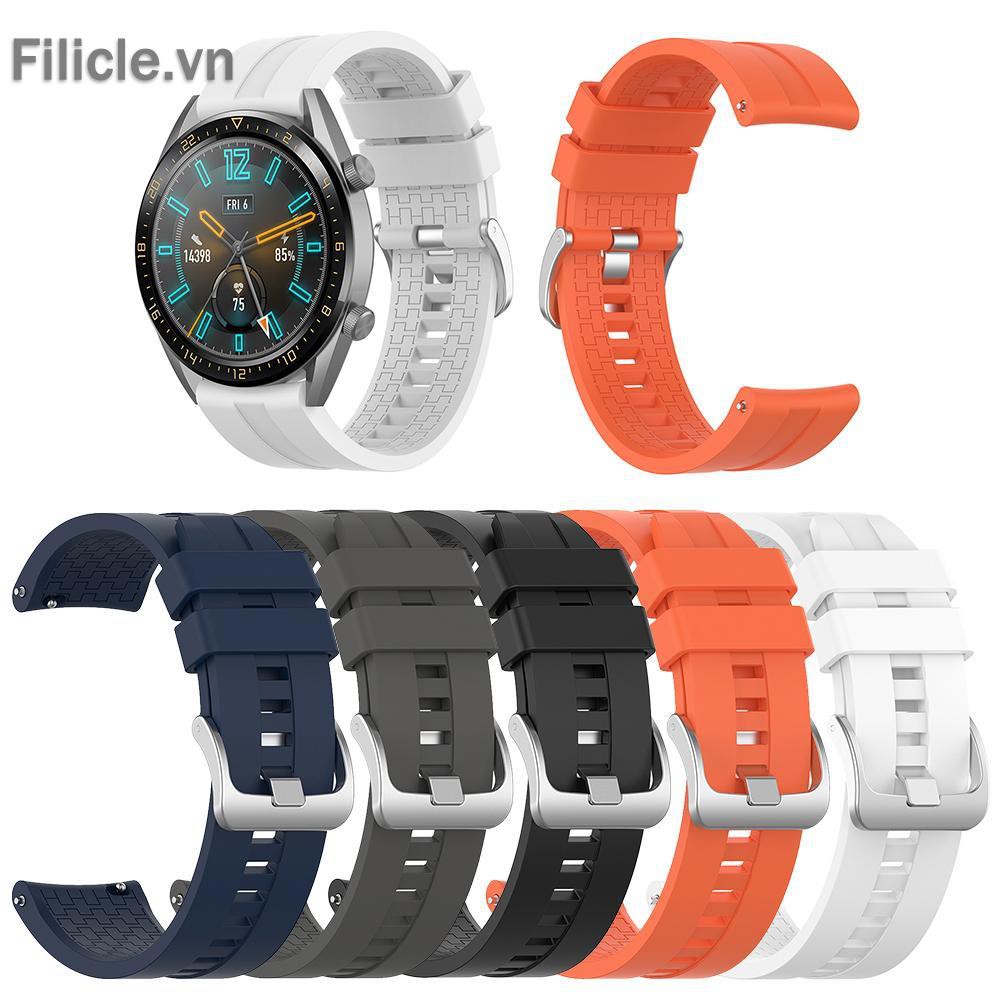 Dây Đeo Silicone Thể Thao Cho Đồng Hồ Huawei Gt / Gt Active 46mm