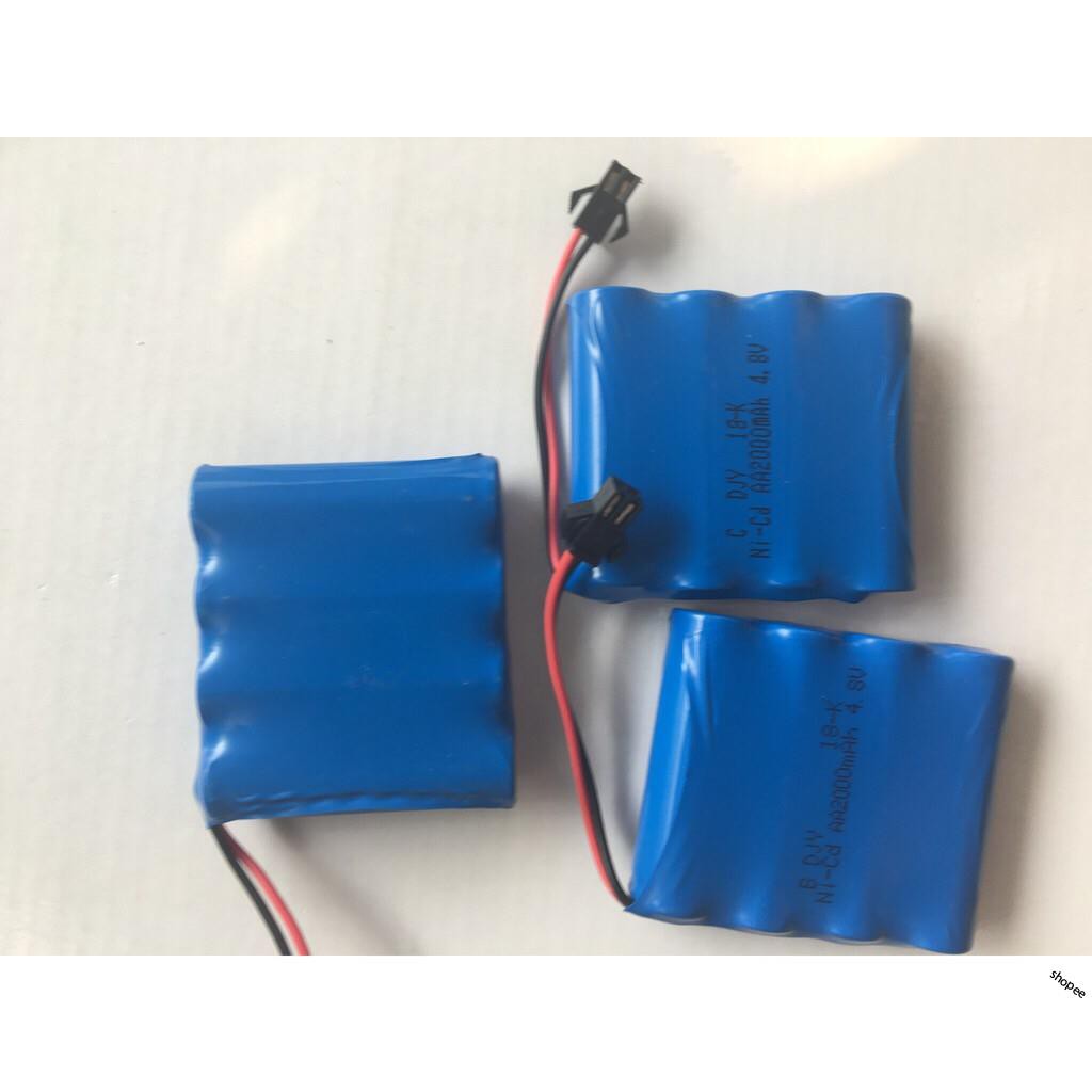 [Mã TOYDEC hoàn 20K xu đơn 50K] Pin Xe Đồ Chơi Trẻ Em 4,8V2000Mah Xe Điều Khiển Địa Hình Ô tô