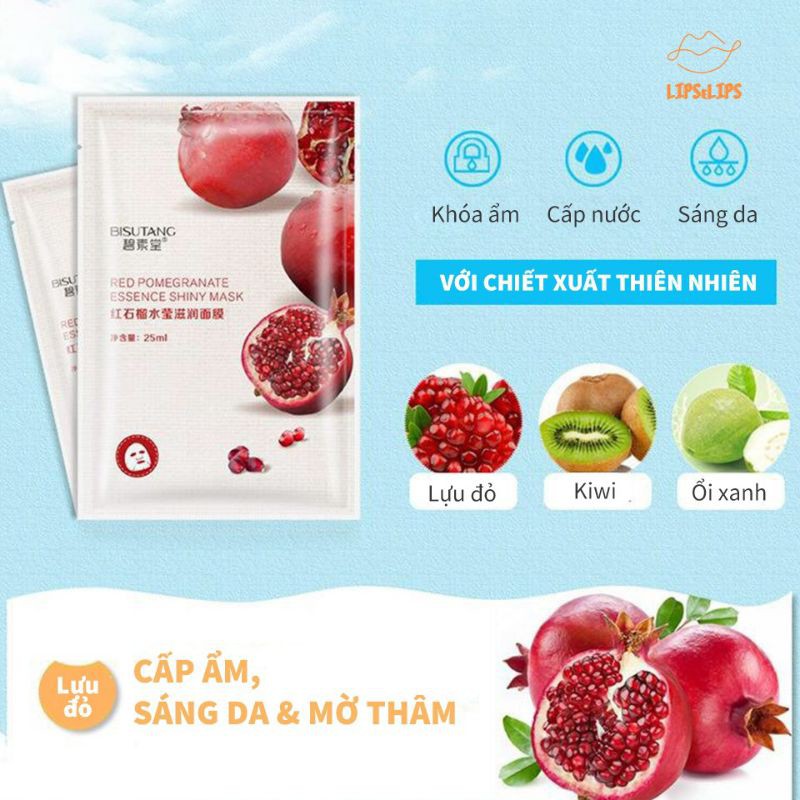 [RẺ VÔ ĐỊCH]Mặt nạ Bisutang 8 vị trái cây dưỡng trắng da từ thiên nhiên | BigBuy360 - bigbuy360.vn