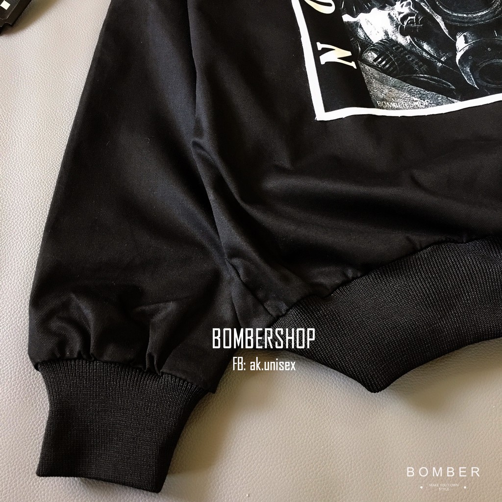 [Ảnh + video thật 100%] Áo khoác Bomber No.WAR (hàng thiết kế) + ảnh thật 100%