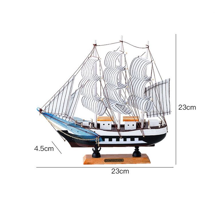 Quà lưu niệm mô hình thuyền buồm gỗ - Quà tặng sinh nhật - [ MIỄN PHÍ GÓI QUÀ - TẶNG THIỆP ]
