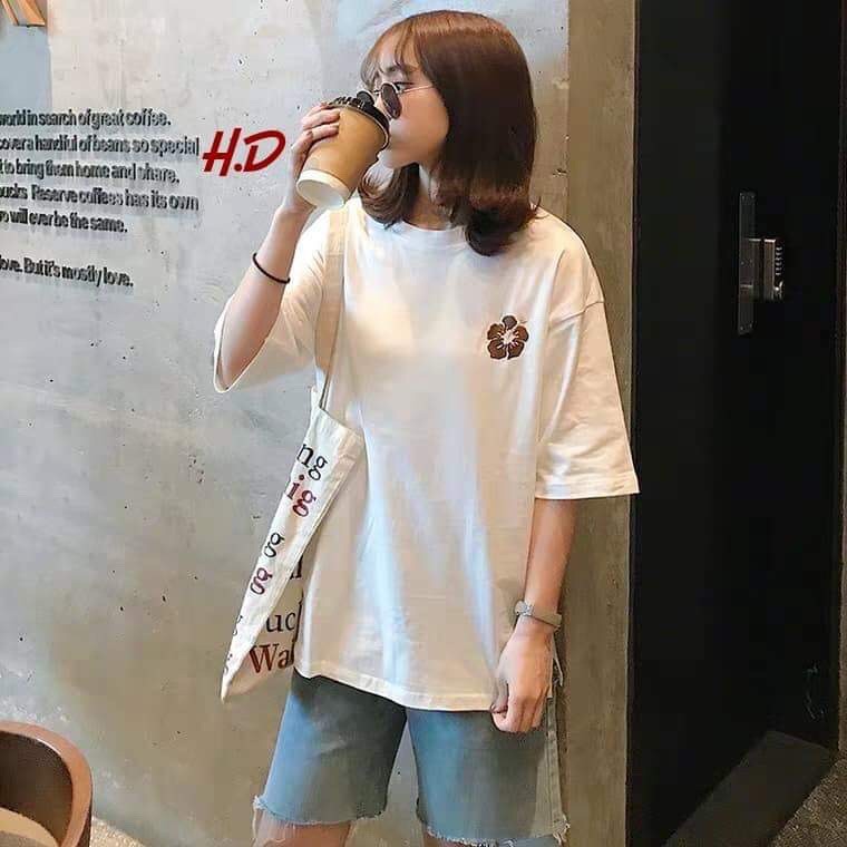 Áo phông nữ hoa đào HDA0319