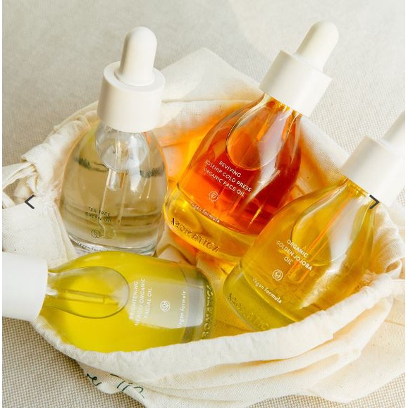 Tinh dầu dưỡng hoa cam hữu cơ sáng da Aromatica Neroli Brightening Facial Oil 30ml