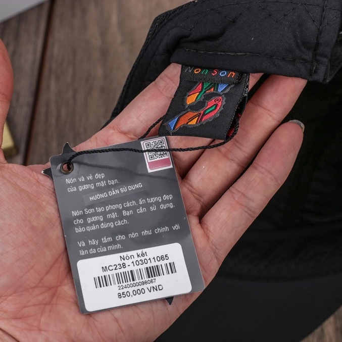 Nón Sơn chính hãng dáng không chóp dành cho nam chất liệu vải lưới cao cấp MC238  - Hùng Nón Hiệu