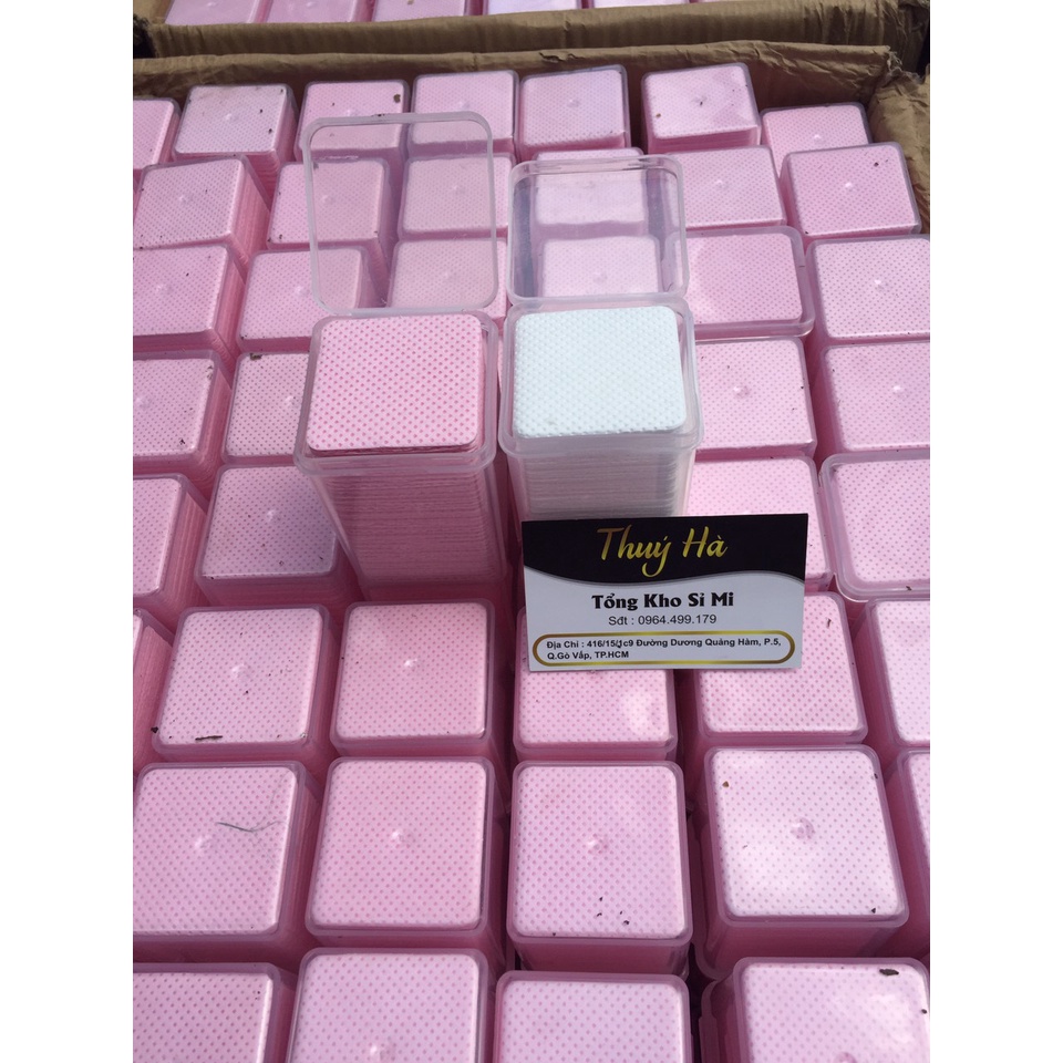 Giấy vệ sinh nắp keo, giấy lau khô đầu keo_dụng cụ nối mi_THÚY HÀ