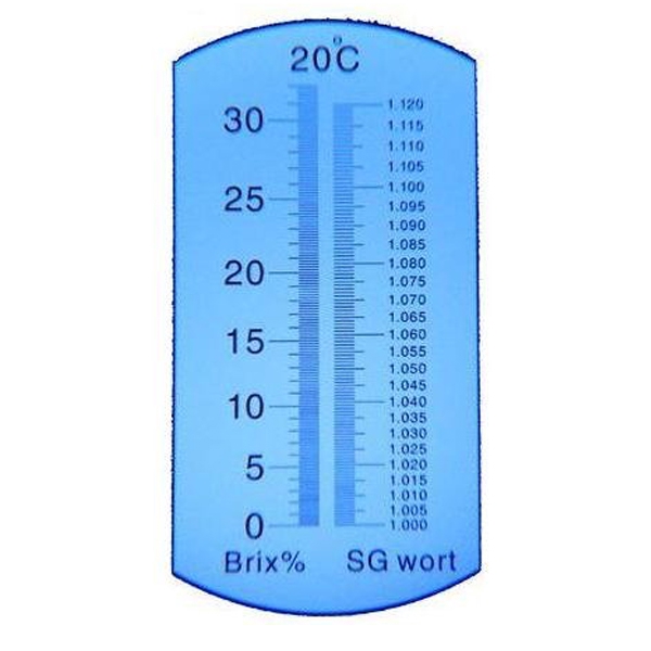 Khúc Xạ Kế Đo Nồng Độ Bia 1.000-1.120 Và Brix 0-32%