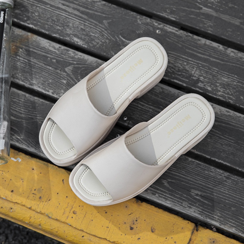 Dép Sandal Đế Xuồng Quai Lưới Thời Trang Dành Cho Nữ