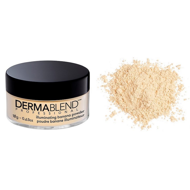 Phấn phủ kiềm dầu che khuyết điểm Dermablend Professional Loose Setting/ Banana Powder