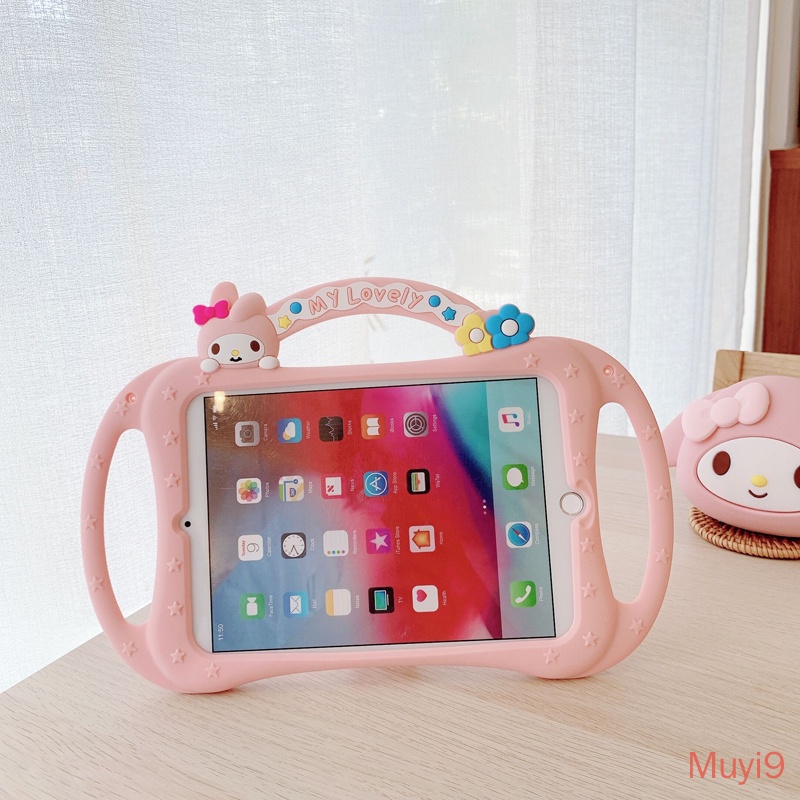 Bao Da Máy Tính Bảng In Hoạt Hình Melody Đáng Yêu Cho Ipad 2018 Mini1/ 2/ 3/ 4/ 5 6/