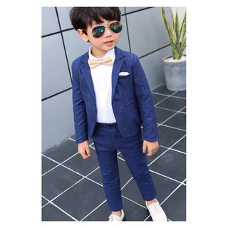 (xả) (thanh lý) Bộ vest bé trai Hàn Quốc (Sz: 95cm)