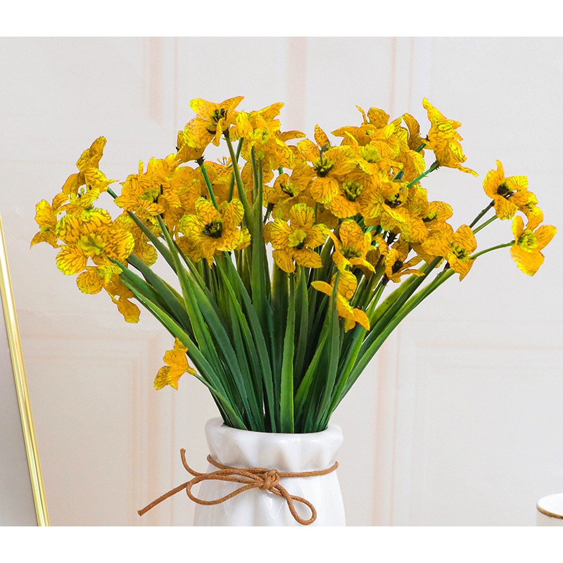 hoa trang trí hoa giả để bàn hoa giả cao cấp hoa gia mini hoa lụa trang trí nhà