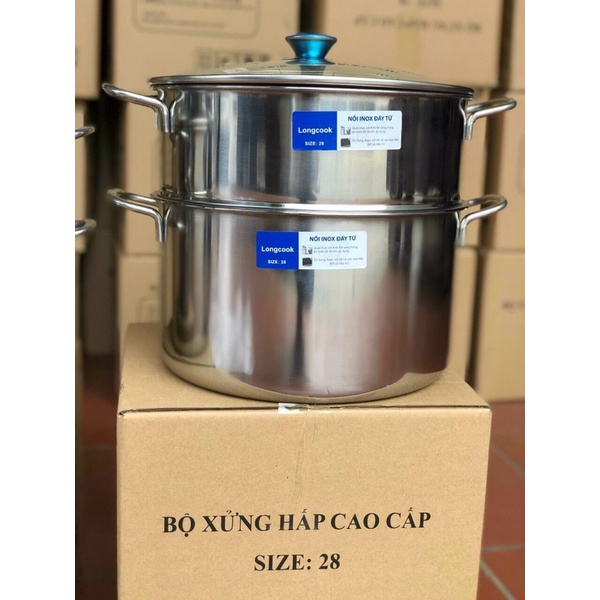 Bộ xửng hấp inox hàng dày (kèm ảnh thật)