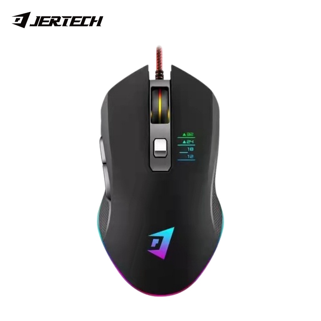 Chuột Gaming Jertech Sword XP10, 4800DPI, 6 NúT RGB - Chính Hãng