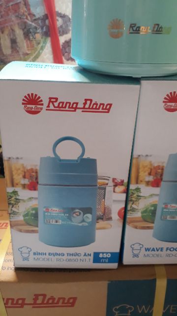 BÌNH ĐỰNG THỨC ĂN GIỬ NHIỆT RẠNG ĐÔNG 850 ml