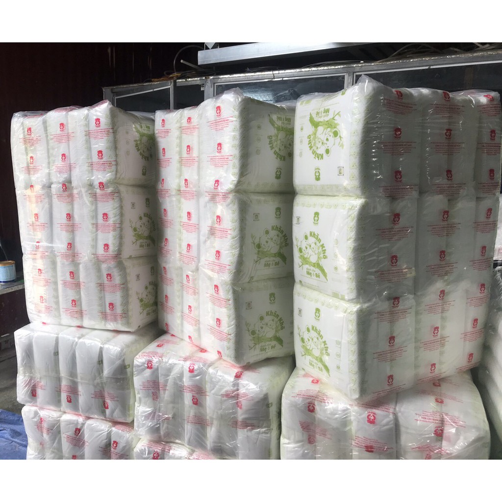 HÀNG CHÍNH HÃNG Khăn khô đa năng Mipbi 600gram,900gr an toàn cho bé MỀM MIN NHƯ LÀN DA EM BÉ