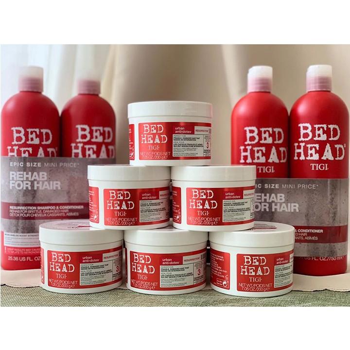Kem ủ tóc Tigi Bed Head Treatment Đỏ 200G- HÀNG CHÍNH HÃNG CT12 | BigBuy360 - bigbuy360.vn