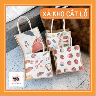 Túi Cói Mini  ⚡ XẢ KHO ⚡ T Túi Xách Nữ Mini Siêu Cute - Nội Địa Trung