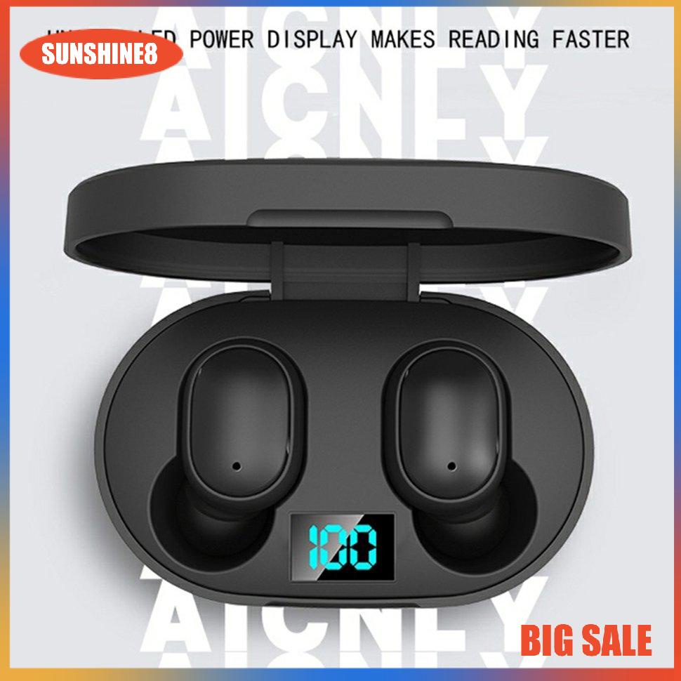 Tai nghe nhét tai không dây 5.0 có đèn LED