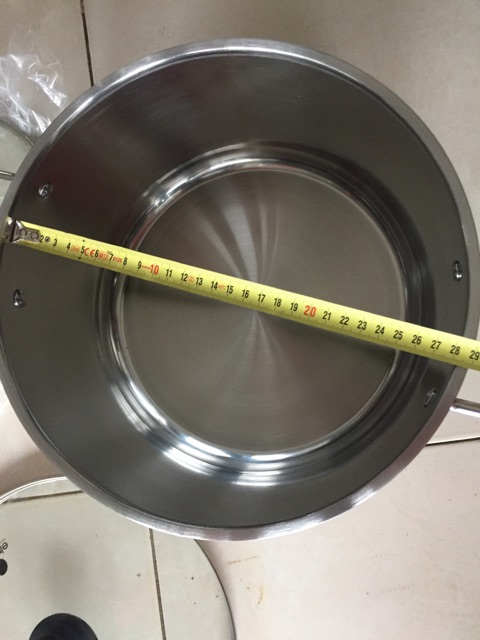 Nắp vung nồi chảo kính cường lực viền inox Elmich Size 28 cm,Size 30cm