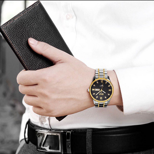 [ Siêu Đẹp ] Đồng Hồ Nam Thời Trang BOSCK Chống Nước Siêu Bền Dây Kim Loại Cao Cấp Chính Hãng | BigBuy360 - bigbuy360.vn