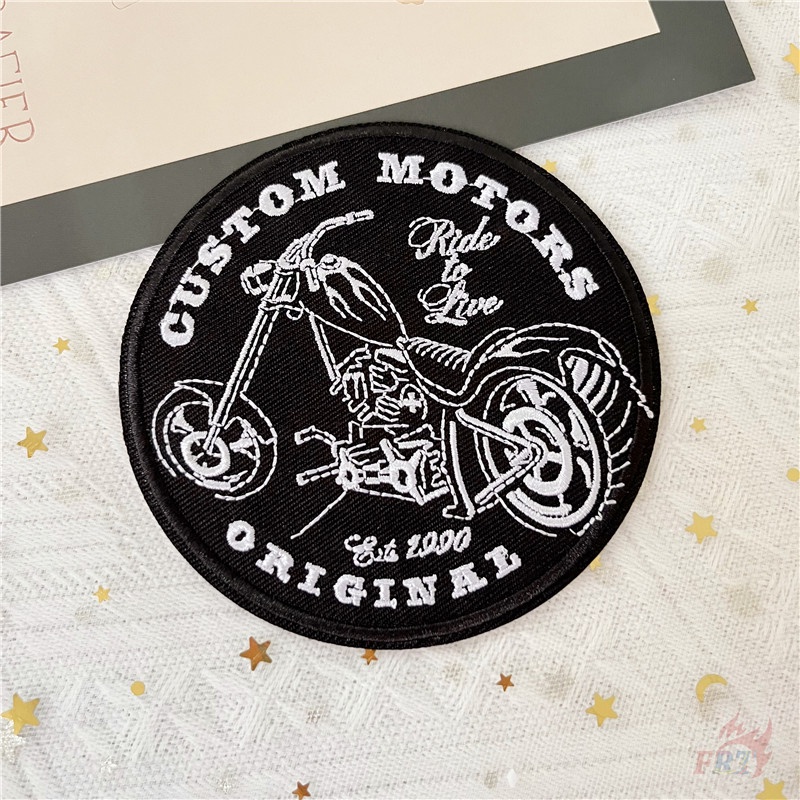 ♥ Sticker Ủi Thêu Hình Đầu Lâu Phong Cách Ấn Độ ♥ 1 Miếng Dán Ủi Quần Áo Hình Đôi Cánh Đại Bàng