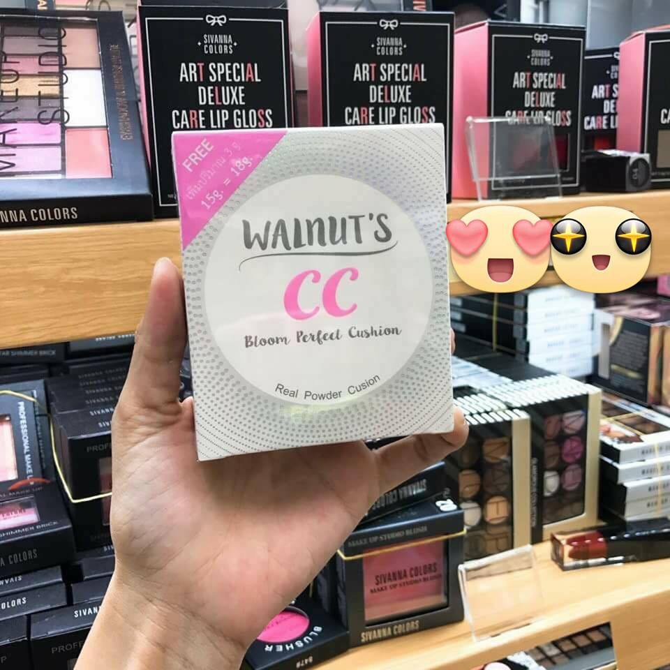 Phấn Nước Không Trôi Kềm Dầu WAINUT'S CC Bloom Perfect Thái Lan | BigBuy360 - bigbuy360.vn